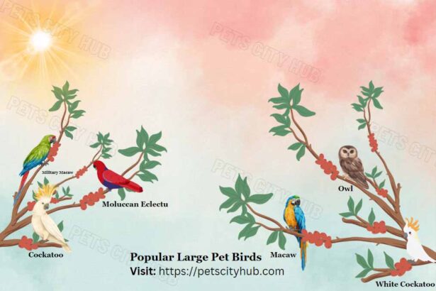 Popular Large Pet Birds Chart.