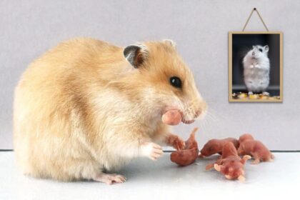 Hamsters Eat Their Babies in floor.